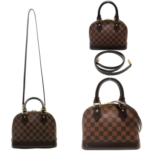 STRAP included!!! Alma BB Damier Ebene - Picture 7 of 15